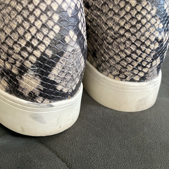 Steve Madden Wedge Snakeskin Sneaker Boot - Picture 7 of 10